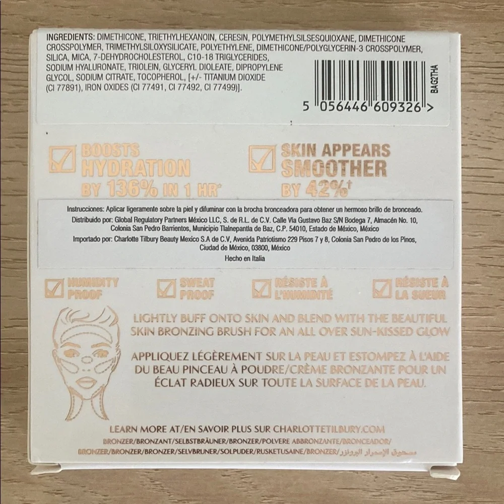 Charlotte Tilbury Sun-Kissed Glow Cream Bronzer Shade Fair NWT